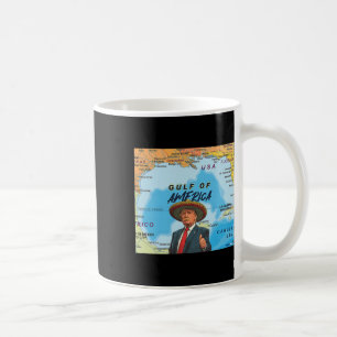 Caneca De Café Mapa do Presidente do Golfo do México da América T