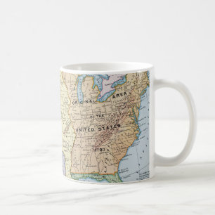 Caneca De Café Mapa: E.U. Expansão, 1905