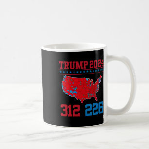 Caneca De Café Mapa Eleitoral 2024 312 Vermelho 2024 Resultados d