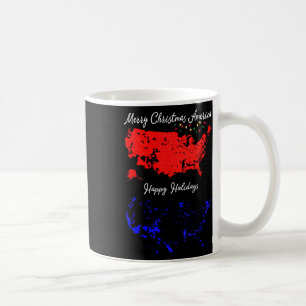 Caneca De Café Mapa Eleitoral 2024 Feliz Natal Trump Nova Presi