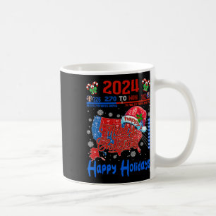 Caneca De Café Mapa Eleitoral 2024 Merry Christmas Trump Landslid