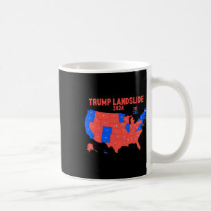 Caneca De Café Mapa Eleitoral 2024 Trump 312 Deslizamento