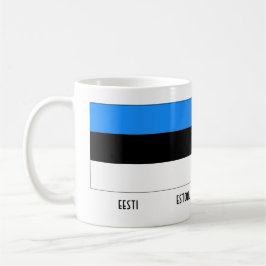Caneca De Café Mapa estoniano de mug