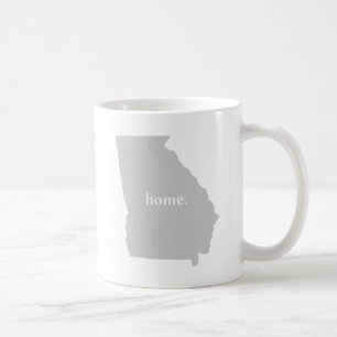 Caneca De Café Mapa home do estado da silhueta de Geórgia