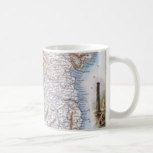 Caneca De Café Mapa: Ireland, 1851