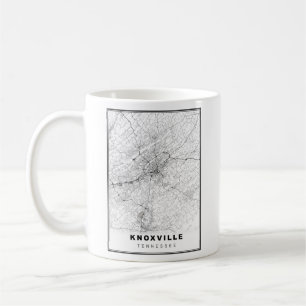 Caneca De Café Mapa Knoxville