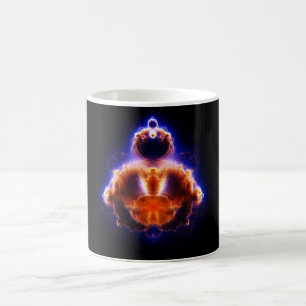 Caneca De Café Mapa Mandelbrot Gautama Buddha ajustado de