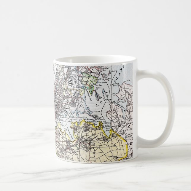 Caneca De Café Mapa: New York-area, 1906 (Direita)