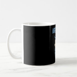 Caneca De Café Mapa vintage da Argentina bandeira do país vacay a
