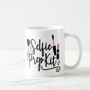 Caneca De Café Maquiadora Atrevida Cosmetologista Princesa Selfie