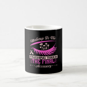 Caneca De Café Maquiagem - A Maquiagem É O Toque Final