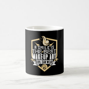 Caneca De Café Maquiagem - Um Sorriso É A Melhor Composição