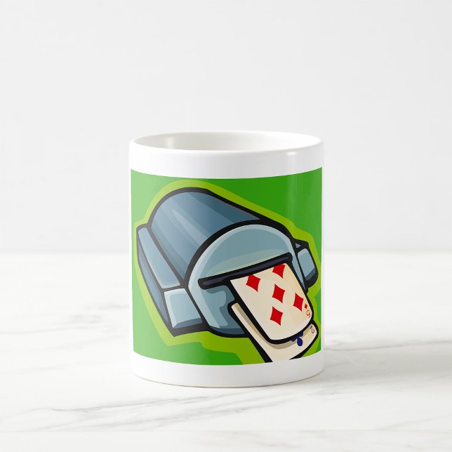 Caneca De Café Máquina de Cartões (Criador carregado)
