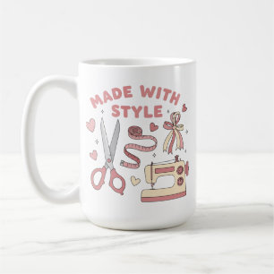 Caneca De Café Máquina de Costura Fofa Feita Com Estilo Costureir