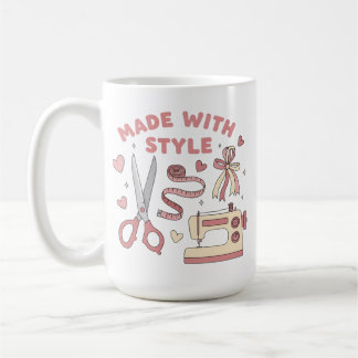 Caneca De Café Máquina de Costura Fofa Feita Com Estilo Costureir