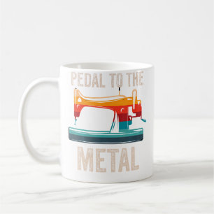 Caneca De Café Máquina de Costura Pedal ao Metal Quilting Mulhere