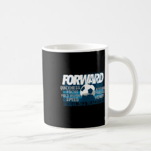 Caneca De Café Máquina de marcar do atacante de futebol