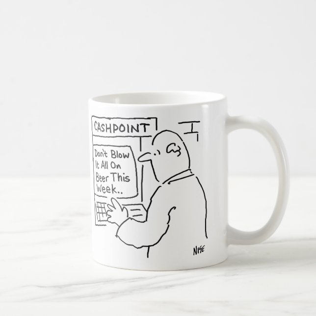 Caneca De Café Máquina de pontos de cascata dá conselhos (Direita)