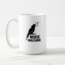 Caneca De Café Máquina de Ruído de Papagaio Design Divertido para