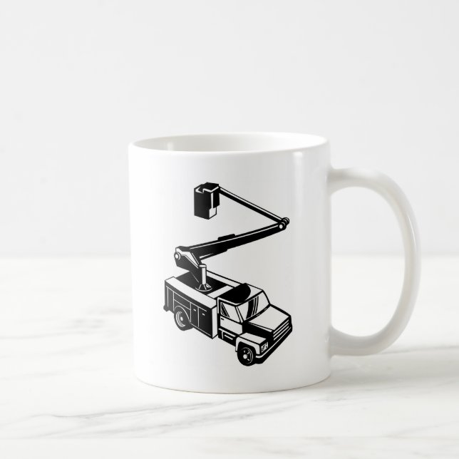 Caneca De Café máquina desbastadora da cereja do caminhão do (Direita)