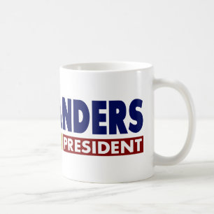 Caneca De Café Máquinas de lixar de Bernie para o presidente V1