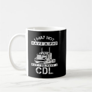 Caneca De Café Maquinista Diesel Heartbeat Semirreboque