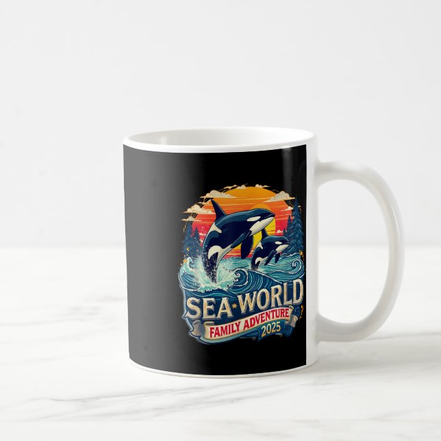 Caneca De Café Mar de Aventura Familiar 2025 Ocean Explorer Mem (Direita)