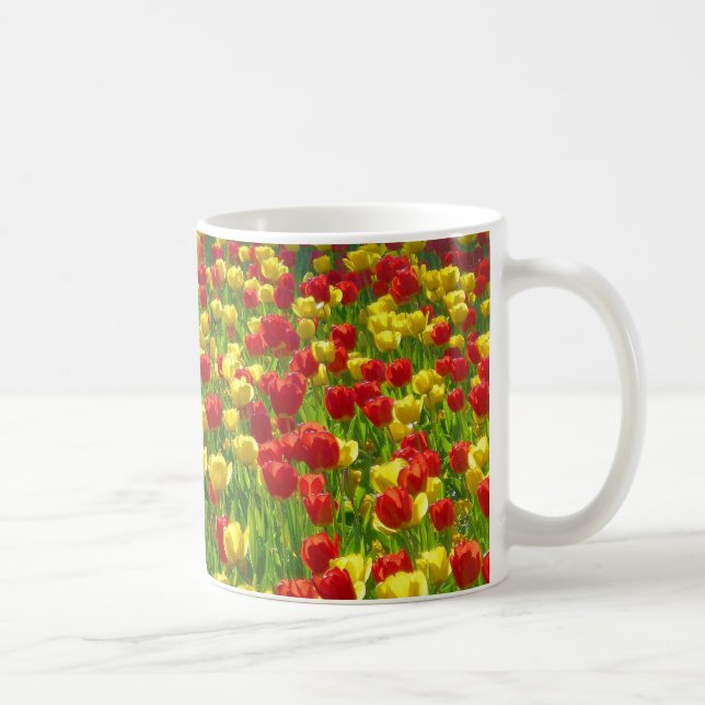 Caneca De Café Mar de Tulipas (Direita)