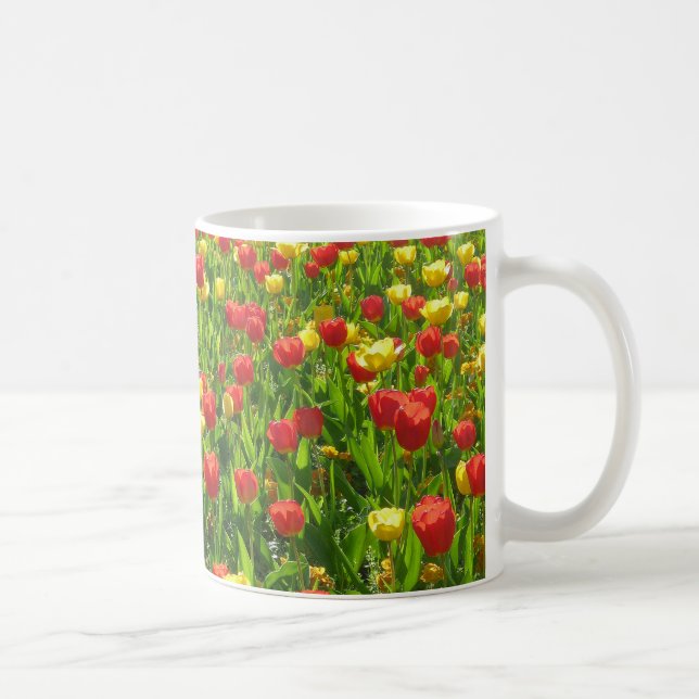 Caneca De Café Mar de Tulipas II (Direita)