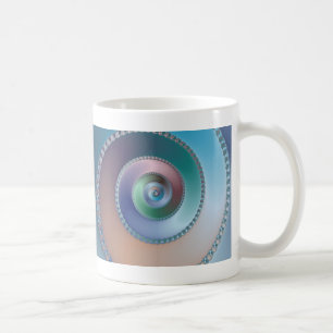 Caneca De Café Mar Shell - Fractal