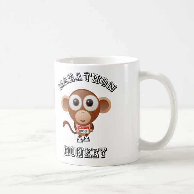 Caneca De Café Marathon Monkey (Direita)