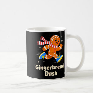 Caneca De Café Maratona de Natal Gingerbread Corrida Corredor Xma