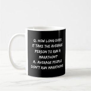 Caneca De Café Maratoneira Correndo Dizendo
