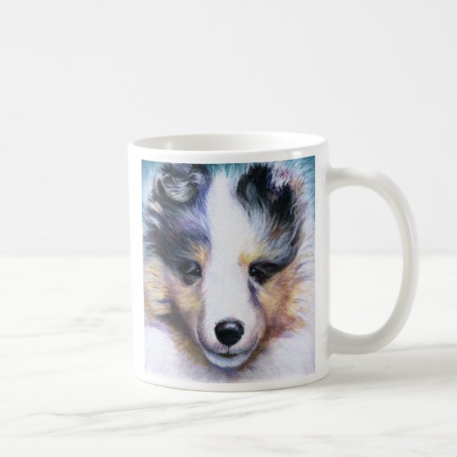 Caneca De Café Maravilha azul de Merle (Direita)