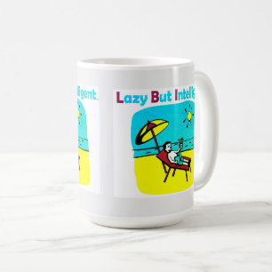 CANECA DE CAFÉ MARCA COMERCIAL LAZY, MAS INTELIGENTE