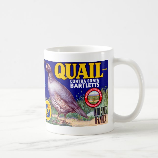 Caneca De Café Marca Contra Costa Bartletts (Direita)