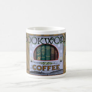 Caneca De Café Marca DE CAFÉ DE VINTAGEM 'BOOKWORM'