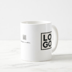 Caneca De Café Marca de Logotipo Empresarial Personalizada