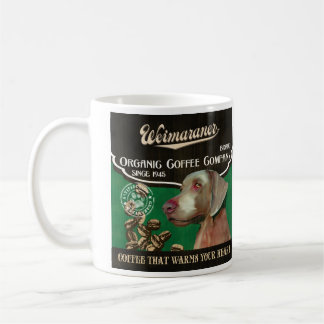 Caneca De Café Marca de Weimaraner - Orgânico Café Empresa