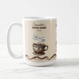 Caneca De Café Marca Personalizada do Café Costeiro