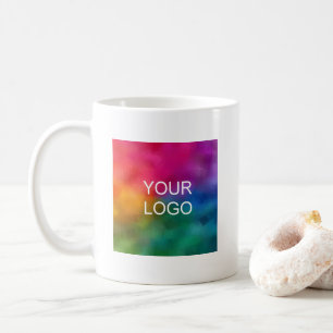 Caneca De Café Marca Promocional Elegante Carregue Seu Logotipo A