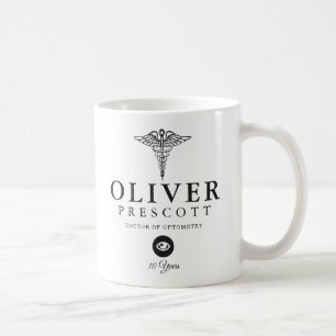 Caneca De Café Marcador do aniversário do trabalho do