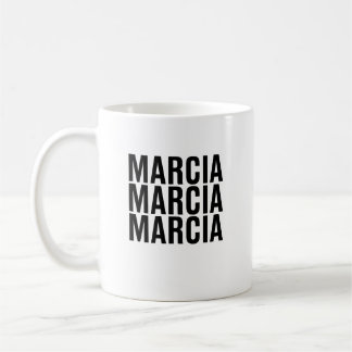 Caneca De Café Márcia. Márcia. Márcia.