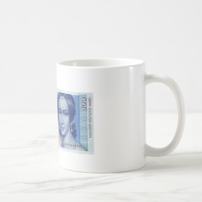 Caneca De Café Marco alemão de Hundert (Direita)