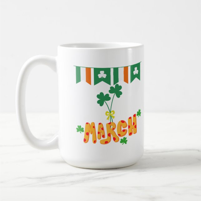 Caneca De Café Março de São Patrício (Esquerda)
