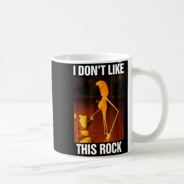 Caneca De Café Marcus O Meme do Verme Robert Não Gosto Desta Roch (Direita)
