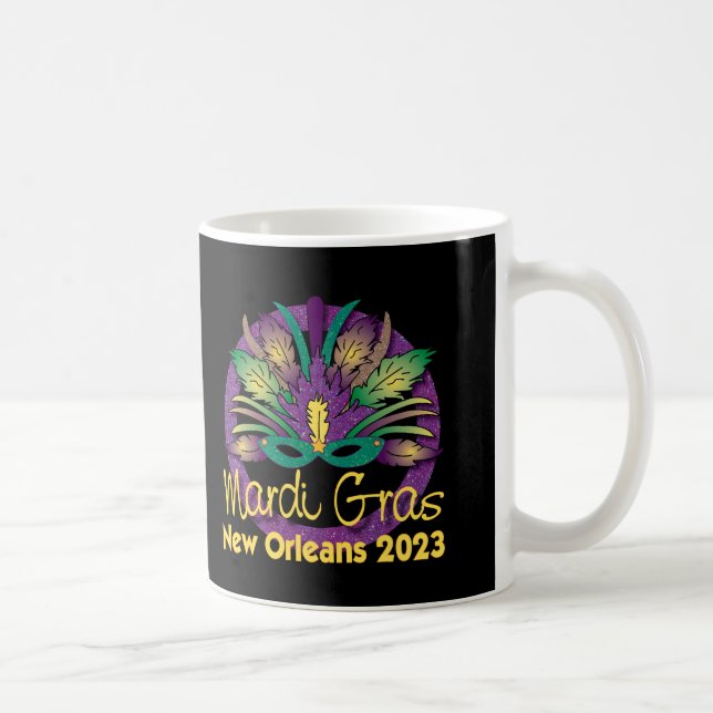 Caneca De Café Mardi Gras 2023 Mug - Nova Orleans (Direita)