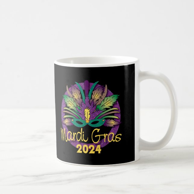 Caneca De Café Mardi Gras 2024 Mug (Direita)