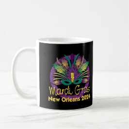 Caneca De Café Mardi Gras 2024 Mug - Nova Orleans