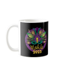 Mardi Gras 2025 Mug - Mobile, AL